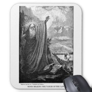 Moses & The Ten Commandments Mousepad