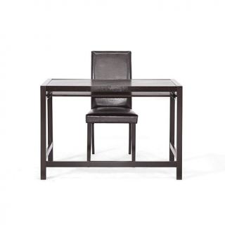 Astoria Dark Brown Modern Desk and Chair Set
