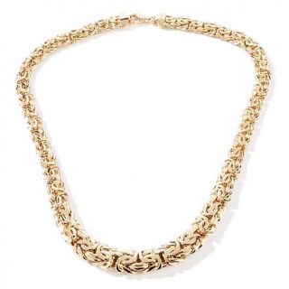 Technibond® Bold Graduated Byzantine Link 18" Necklace