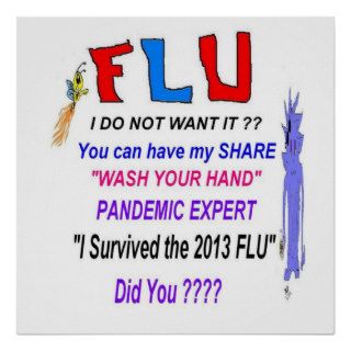 2013 Flu Survivor Poster