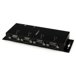 StarTech ICUSB2324I 4 Port USB to DB9 RS232 Serial Adapter Hub USB 2.0 Computers & Accessories