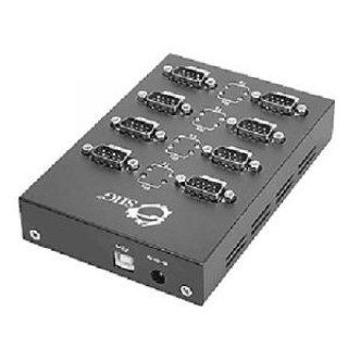 SIIG 8 Port USB to RS 232 Serial Adapter Hub / JU SC0211 S1 / Computers & Accessories