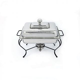 Star Home Rectangle Stainless Steel Chafing Dish   4qt