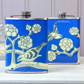 jan constantine china blue hip flask by lisa angel homeware and gifts