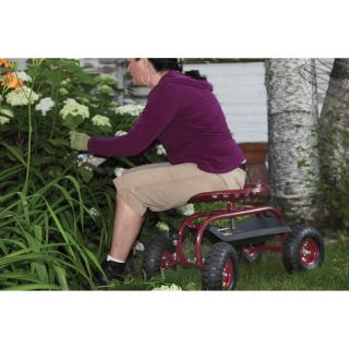 Product Rolling Garden Seat with Turnbar