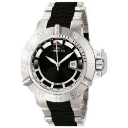 Invicta Men's 'Subaqua/Noma III' Stainless Steel Rubber Strap GMT Watch Invicta Men's Invicta Watches