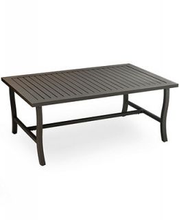Madison Aluminum 28 x 44 Outdoor Coffee Table   Furniture