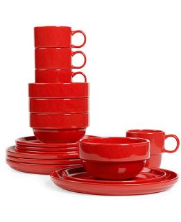 Stax Living Red Dinnerware Collection   Casual Dinnerware   Dining & Entertaining