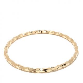 Technibond® Faceted Slip On Bangle Bracelet