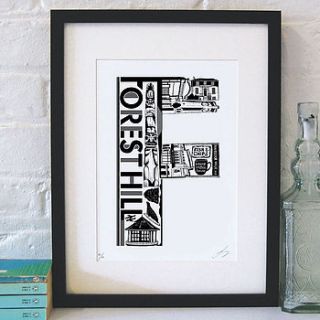 best of forest hill screenprint by lucy loves this