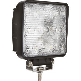 Ultra-Tow LED Floodlight — 27 Watts, 9 LEDs, 2,150 Lumens  LED Automotive Work Lights