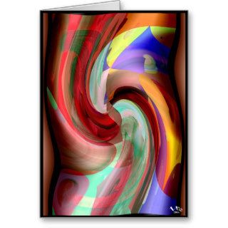 COLORS COLLIDE  #08A/C/481 GREETING CARDS