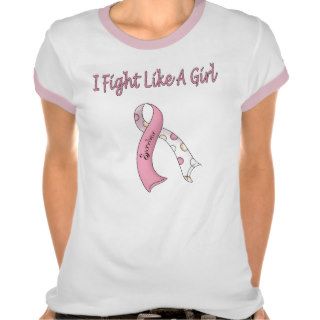 I FIGHT like a girl Breast Cancer Survivor T Shirt
