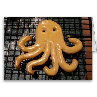 Octopus Butter Cookie Recipe Card