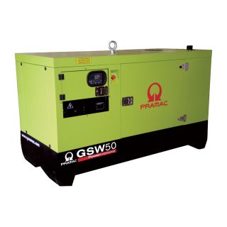 Pramac Commercial Standby Generator — 40 kW, 120/208 Volts, Yanmar Engine, Model# GSW50Y  Commercial Standby Generators