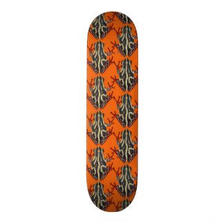 congo tree frog orange skateboard