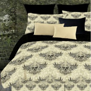 Veratex Winged Skull 2 Piece Comforter Set