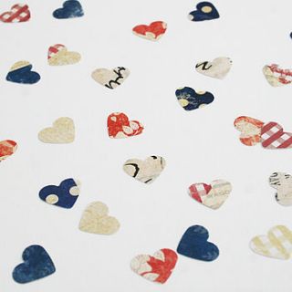 vintage inspired british themed confetti by petite honoré