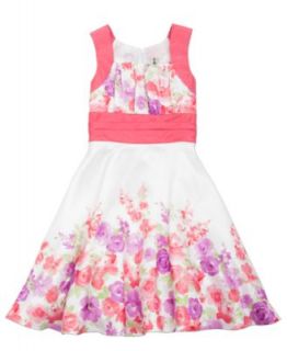 Bloome Girls Plus Floral Print Dress   Kids