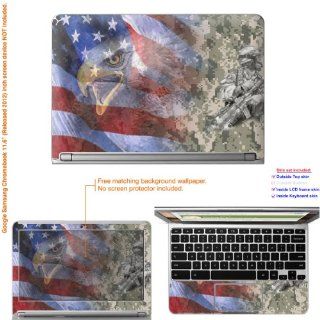 Decalrus   Matte Decal Skin Sticker for Google Samsung Chromebook with 11.6" screen (IMPORTANT read Compare your laptop to IDENTIFY image on this listing for correct model) case cover Mat_Chromebook11 227 Computers & Accessories
