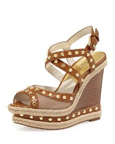 MICHAEL Michael Kors  Jade Studded Wedge Sandal