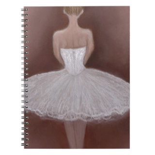 Ballet Dancer in tutu Note Books