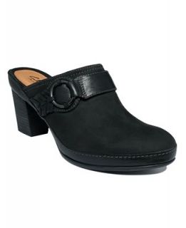 Clarks Womens Gallery Quill Clogs   Shoes