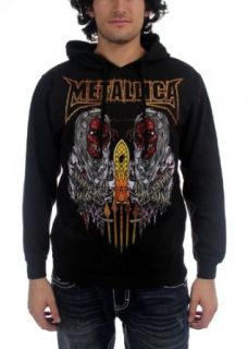 Metallica   Mens Sanitarium Pullover Hooded Sweater In Black Clothing