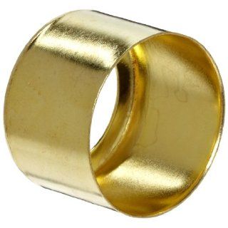 Dixon BFMW1225 Brass Fitting, Ferrule for Medium Weight Water Hose, 1.225" ID x 0.875" Length (Pack of 25)