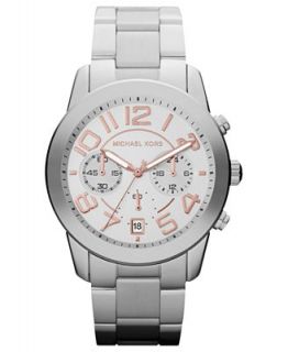 Michael Kors Womens Chronograph Mercer Stainless Steel Bracelet Watch 42mm MK5725   Watches   Jewelry & Watches