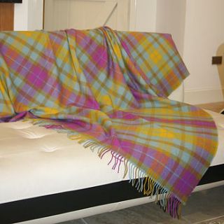lambswool blanket by the tartan company