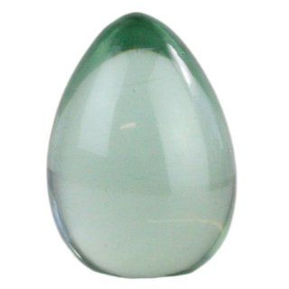Egg Solid Glass   Clear   Decorative Accessories