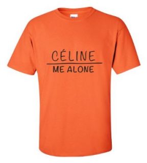 Celine Me Alone T shirt orange 5XL Clothing