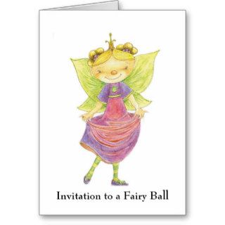 Invitation to a Fairy Ball Card