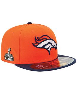 New Era Denver Broncos Super Bowl XLVIII On Field Patch 59FIFTY Cap   Sports Fan Shop By Lids   Men