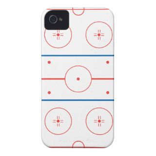 ice hockey rink graphic Case Mate iPhone 4 cases