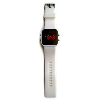 a space age silicon square face watch by ciel