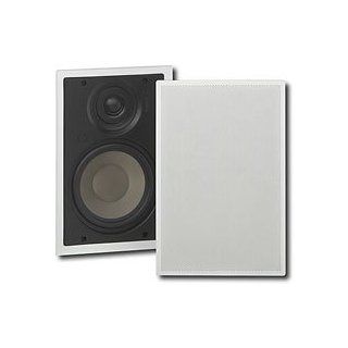 Moderno Design by Sonance   6 1/2" Full Range Rectangular In Ceiling / In Wall Speakers (Pair) Electronics
