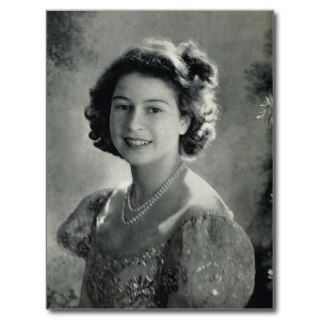 Portrait of young Princess Elizabeth Post Card