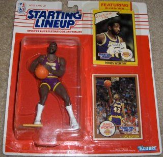 James Worthy 1990 NBA Starting Lineup Toys & Games