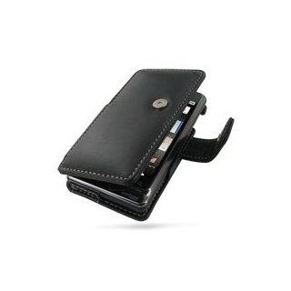 PDair Leather case for Motorola DROID 2 A955   Book Type (Black) Electronics
