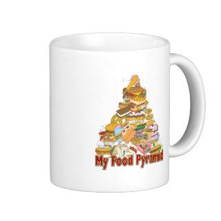 My Food Pyramid ~ Junk Food Snacks Mug