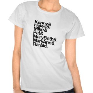 Kenny&Helen&Mike&Pat&MB&MA&Ranald. (Women's White) T Shirt