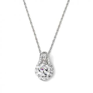 Victoria Wieck 3.12ct Absolute™ Multi Cut Pendant with 18" Rope Chain