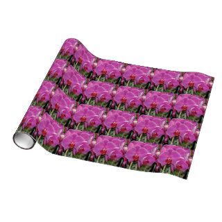 Cotton Candy Pink Orchids Wrapping Paper