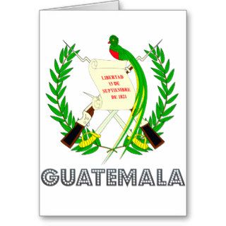 Guatemalan Emblem Cards