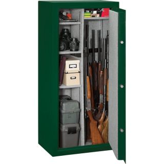 Stack-On 22-Gun Convertible Safe — Green, Combination Lock, Model#  Safes