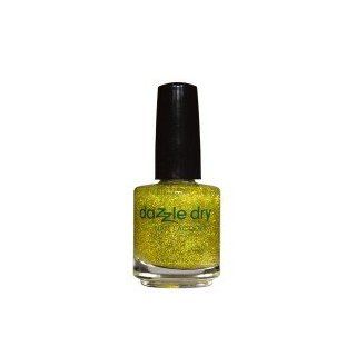 Dazzle DryTM Nail Polish System Kit 4 pc with Jewel Effects 0.5 fl.oz./15 ml Citrine Nail Lacquer  Beauty
