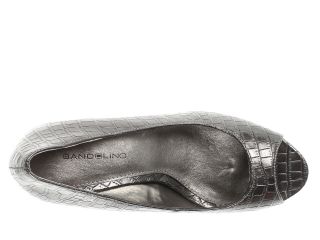 Bandolino Mylah 5 Pewter Croc