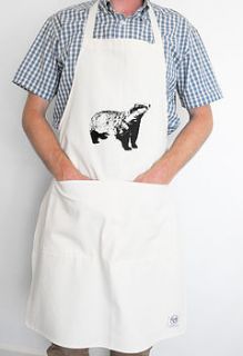 adult badger apron by whinberry & antler